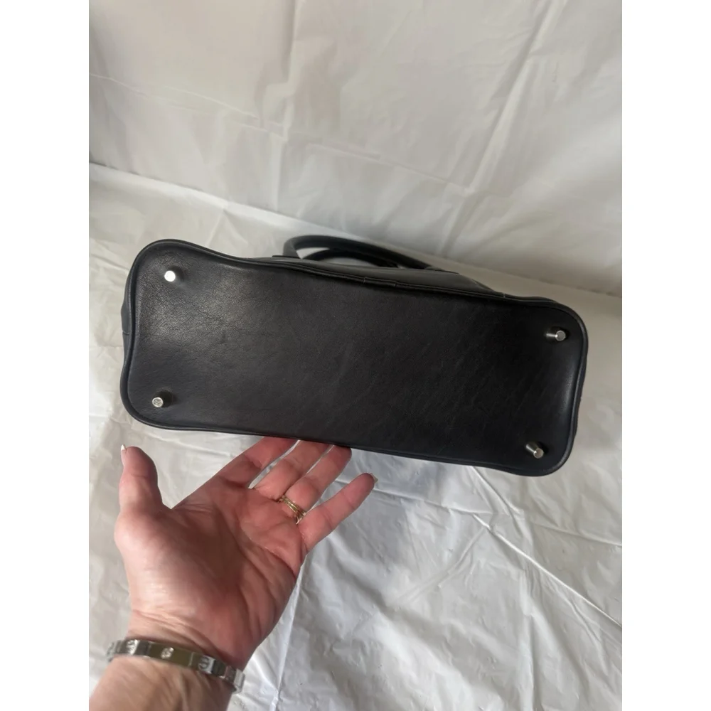 Coach Vintage Coach Hamptons Satchel doctor bag glove-tanned leather 7755 black - Picture 8 of 16